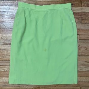 ESCADA Lime Green Mini Skirt